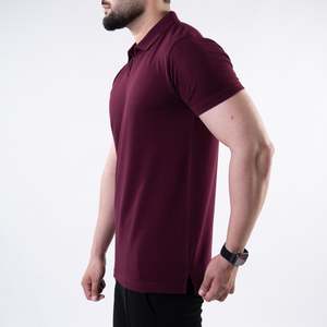 เสื้อโปโลผู้ชายผ้ายืด - ระบายอากาศได้ดีและพร้อมขายส่ง, รับผลิตตามแบบ OEM ขายส่ง - Product Image 3