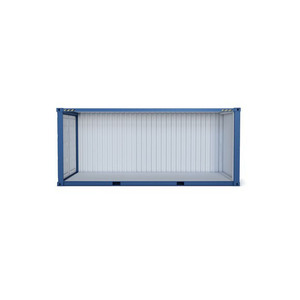 Conteneurs secs à côtés ouverts de 20 pieds de haute qualité avec marque personnalisée pour une gestion efficace des entrepôts - Product Image 1