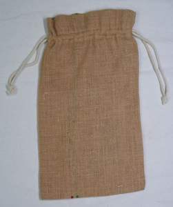 Sac à cordon recyclable personnalisé 100% coton lin nouvelle pochette d'emballage de bijoux double cordes de coton sacs en coton recyclable - Product Image 5