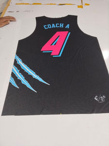 Camiseta de Baloncesto Reversible, Transpirable, Estampada, Corte Atlético, Ligera, de Malla, Sin Mangas, Personalizable para Partidos y Entrenamientos - Product Image 5