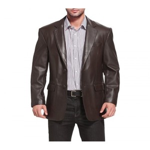 Vigour Fashion High Quality Bomber Casual Leather <b>Jacket</b> <b>Men</b> Custom logo Designer Blank Pu Plus Size <b>Men's</b> <b>Jackets</b> - Product Image 1