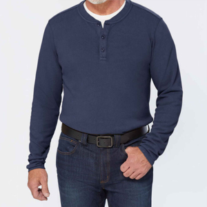 Nouveau logo d'impression personnalisé de haute qualité 100% coton décontracté été bouton de style à manches longues à col boutonné chemises pour hommes - Product Image 2