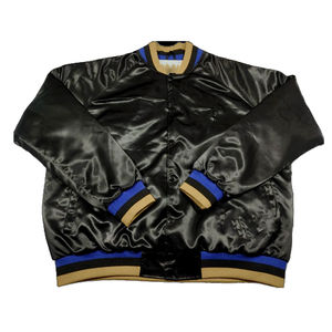 Nouvelle arrivée Veste universitaire en satin de haute qualité pour homme Tissu en toile avec design de lettreman de baseball pour une utilisation en saison hivernale - Product Image 1