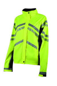 Chaqueta completa ecuestre reflectante multicolor para mujer, carcasa de nailon impermeable para Horse Company, ropa de seguridad para montar - Product Image 3