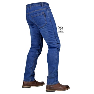 Pantalones vaqueros de motociclista con forro personalizado para hombre, Pantalones vaqueros de motociclista con relleno protector, pantalones vaqueros de motorista personalizados al por mayor OEM - Product Image 3
