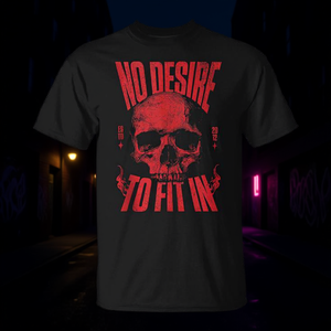 T-shirt à motif crâne sans catégorie promotionnelle - Product Image 3