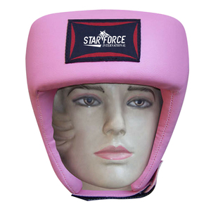 Protège-tête de boxe réglable en cuir de vachette personnalisable avec logo personnalisé pour le kickboxing et l'entraînement privé - Product Image 3