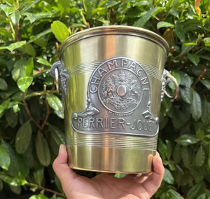 Private Labelling Artistic Brass Ice <b>Bucket</b> For Luxury Tabletop Bar Setup Enhancing Visual Appeal And <b>Cooling</b> Efficiency - Product Image 2