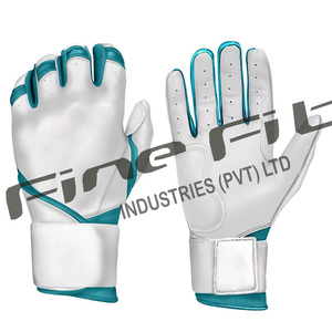 Gants de frappeur de baseball en cuir pour hommes Gants de frappeur de softball Respirant Grip Control Confort Gants de sport d'entraînement Vente en gros - Product Image 5