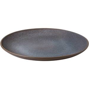 Assiette de service ronde de style moderne pour buffet, finition blanc laqué, pour la décoration de table. - Product Image 3