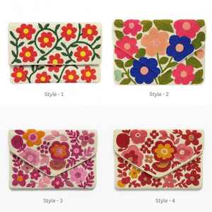 Multicolor Glass Beaded Handmade <b>Bag</b> Indian Handicraft MS Handicraft Brand Casual Handheld <b>Baguette</b> <b>Bag</b> with Handle - Product Image 2