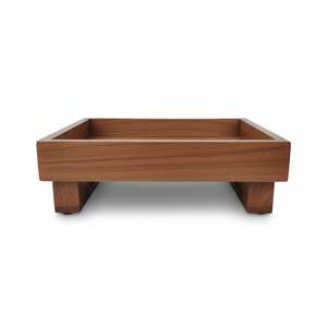 Plateau de service en bois écologique - Plateaux de service artisanaux de luxe pour la cuisine et la table à manger, durables - Product Image 2