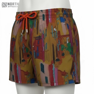 Pantalones Cortos de Playa para Hombre 2025, Estampados de Moda, de Secado Rápido, de Lona, Poliéster/Algodón, Holgados, Casuales, para Deportes Acuáticos al Aire Libre, de Verano - Product Image 5