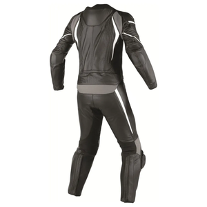 Traje de Motocicleta Unisex de Cuero Genuino con Acabado Vintage, Resistente al Viento, Ignífugo e Impermeable - Product Image 2