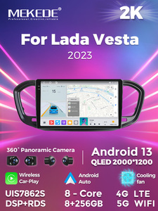 MEKEDE MS-Reproductor de vídeo para coche, Radio con pantalla <span class=keywords><strong>Mp3</strong></span>, Android, 10 pulgadas, 1DIN, para Lada Vesta 2023 - Product Image 2