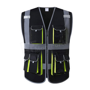 Chaleco de Seguridad Reflectante de Alta Visibilidad para Construcción, con Logotipo Personalizado de Fábrica - Product Image 1
