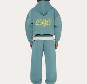 Survêtement ample sur mesure fabriqué au Pakistan pour hommes, tissu de qualité supérieure, molleton de coton 450 GSM, service OEM - Product Image 3