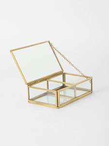 Latest Design Hand Made Silver Finished Metal Decorative Jewellery Box for <b>Rings</b> Necklace & Pendant at wholesale price - Product Image 4