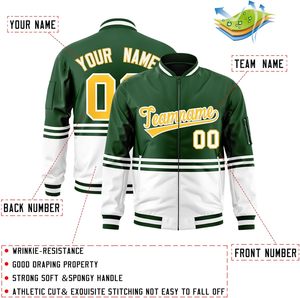 Team Varsity <b>Jackets</b> with Zipper and Custom Embroidery OEM Production for Sportswear Uniforms - Product Image 3