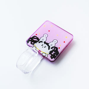 Crochet mural en acrylique multicolore vibrant, crochet transparent personnalisé, idéal pour les espaces de travail modernes et le rangement résidentiel - Product Image 2