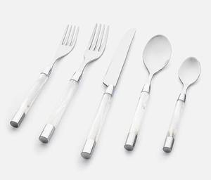 Couverts Vente Chaude Cuillères et Fourchettes En Acier Inoxydable Avec Poignées Acryliques Décoratives Ensemble de 6 Ustensiles De Cuisine Fourchette De Table Couteau - Product Image 5