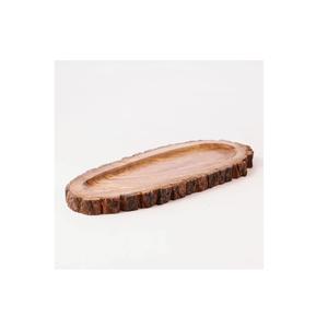 Vente chaude Style Japonais En Bois Ovale Plateau À Thé Artisanat Techniques En Métal Plats De Service pour Salon Vaisselle - Product Image 6