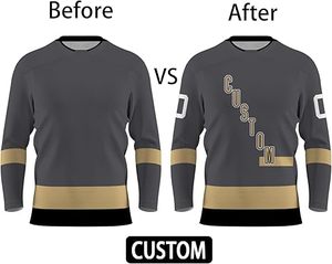 Vente en gros d'uniforme de hockey sur glace unisexe sur mesure uniforme de hockey sur glace respirant à séchage rapide à vendre - Product Image 6