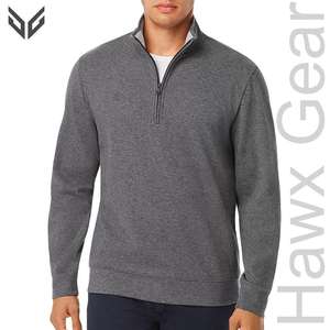 เสื้อฮู้ดแฟชั่นเข้ารูปสำหรับผู้ชายดีไซน์ล่าสุดเทคนิคการย้อมสีล้วนแบบเรียบๆด้านในเป็นเส้นสำหรับฤดูหนาว - Product Image 2