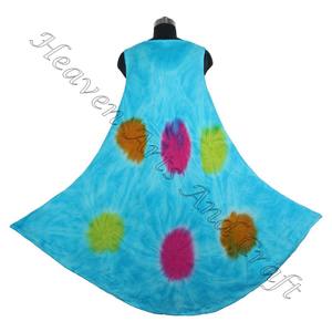 2025 licou cou femmes à la mode Chic Boho maillots de bain robe O cou sans manches vêtements Style longue Maxi robe femmes parapluie robe - Product Image 4