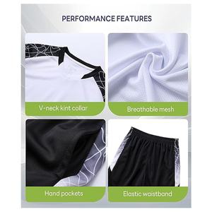 Ensemble de maillots personnalisés Vêtements de football à manches courtes bon marché avec kits de sublimation d'équipe Kit d'uniformes de football de football imprimés pour adultes - Product Image 6