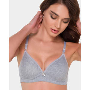 Bralette florale en soie pour filles 420 - Sans armatures, rembourrée, triangle, confortable, respirante, réglable, pour l'été, multicolores, expédition immédiate - Product Image 1
