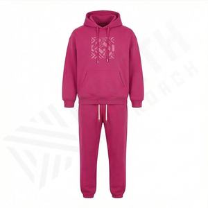 Survêtement de sport vintage surdimensionné pour homme, nouveau tissu technique en molleton 350 g/m², coton respirant, doux, jogging personnalisé avec logo, chaud pour l'hiver - Product Image 1