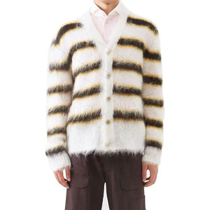 Haute qualité classique hiver porter Mohair Jersey laine tissu respirant tricoté à la main attrayant OEM Services disponibles - Product Image 1