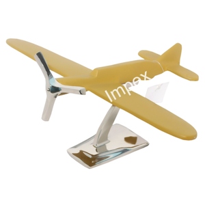 Avión de acabado amarillo, última llegada, modelos de aviones de aluminio fundido a presión y modelo de avión decorativo al mejor precio - Product Image 6