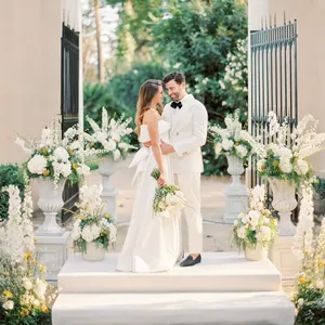 ช่อดอกไม้งานแต่งงานสำหรับเจ้าสาวช่อดอกไม้เจ้าสาวสำหรับงานแต่งงานพิธีและวันครบรอบแต่งงาน - Product Image 4