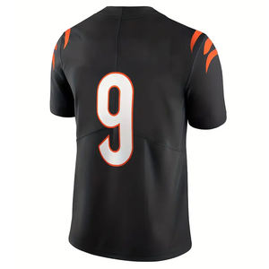 Camiseta de Fútbol Americano Personalizada de Manga Corta con Estampado - Venta al por Mayor, MOQ Bajo, Diseña Tus Propios Colores, Nombre del Equipo, Alta Calidad - Product Image 2