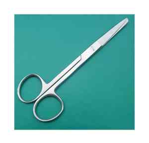 กรรไกรสเตนเลสขนาด4.5นิ้วสำหรับปฏิบัติการตัดด้วยมือความแม่นยำเครื่องมือผ่าตัดสัตวแพทย์รักษาอาการปวดหกเหลี่ยม - Product Image 1