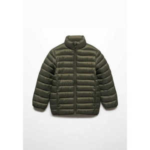 Veste bomber décontractée pour homme, chaude pour l'hiver, zippée, avec veste matelassée coupe-vent, capuche, design rembourré en duvet, vestes pour homme - Product Image 3