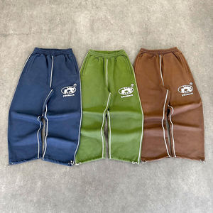 Pantalones Jogger Casuales para Hombre, Diseño Personalizado OEM, Estilo Desgastado, 100% Algodón, Tejido Grueso - Product Image 1