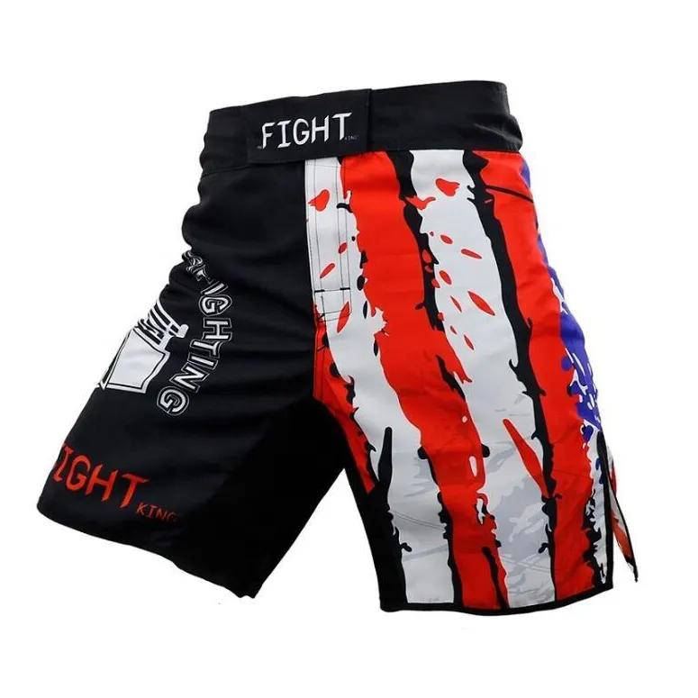 Aangepaste Logo Gedrukt Mma Shorts Training Shorts 4-Way Stretch Eigen Sublimatie Mma Korte