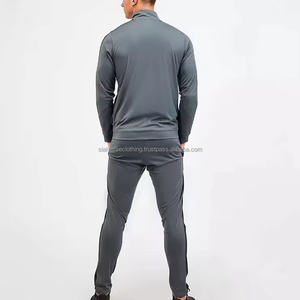 Sweat-shirt de sport écologique 100% coton imprimé personnalisé pour hommes Gym Fitness ensemble de pantalons de survêtement à capuche de haute qualité grande taille - Product Image 2