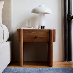Table de chevet en bois personnalisée de haute qualité avec tiroir pour meubles de chambre à coucher dans un hôtel ou un appartement - Product Image 1