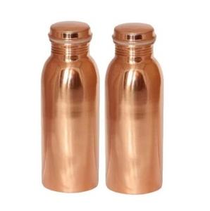 Botella de agua de cobre puro con diseño martillado, botella de agua para bebidas a prueba de fugas para gimnasio en casa, uso escolar y de oficina - Product Image 5