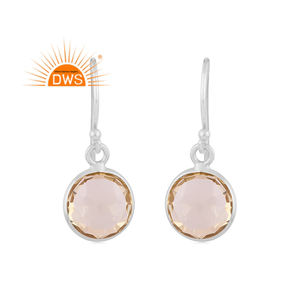 Meilleure qualité en argent sterling fin naturel citron topaze pierres précieuses boucle d'oreille fabricant de bijoux personnalisés - Product Image 1