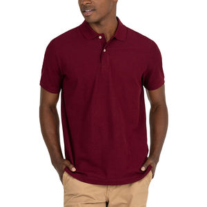 Polo en tricot respirant coupe ample pour homme à manches courtes, vêtements brodés pour homme, polo de golf à col ajusté - Product Image 4