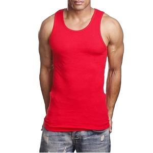 Nueva Camiseta sin Mangas para Hombre, Ligera, de Algodón, Estilo Casual y Cómodo para Entrenamiento, Gimnasio y Running, Venta al Por Mayor - Product Image 4