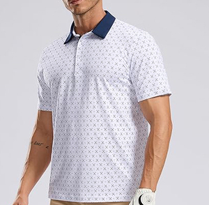 2025 Verano de gran tamaño para camiseta Polo para hombres de talla grande personalizada hombro caído 100% algodón térmico grueso Camiseta de punto - Product Image 4