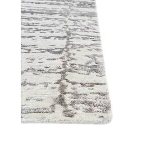 Tapis Aprezo en laine et viscose noué à la main, motif abstrait, pour salon, couloir, chambre d'adolescent, modèle puzzle rectangulaire Siwv-36 - Product Image 4