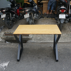 KBamboo Laptop <b>Desk</b> 100x60cm Foldable Wooden with <b>Shelf</b> - Product Image 3