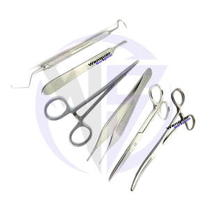 Kit de Disección de Cirugía General, Juego de Instrumentos Quirúrgicos Manuales con Tijeras, Pinzas Hemostáticas y Herramientas Esenciales, Proveedor Wenquar - Product Image 1